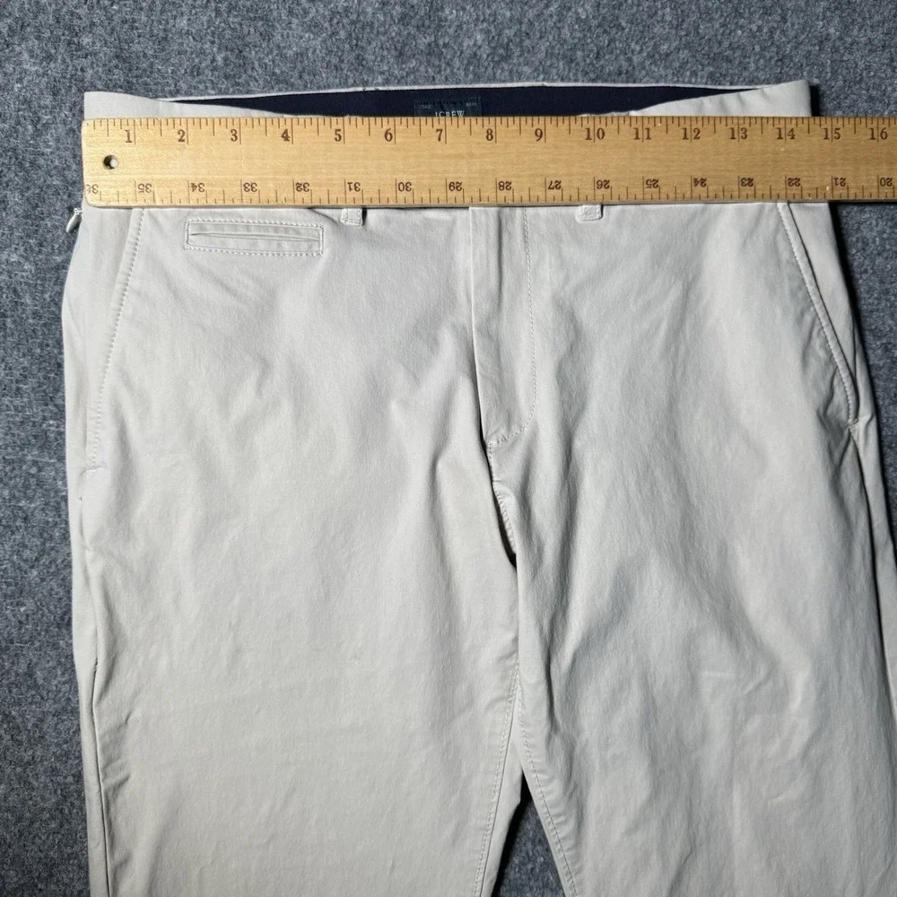 J.Crew 484 Slim-Fit Stretch Tech Chino Pant Beige Brown W29, 30" Inseam - Picture 13 of 16
